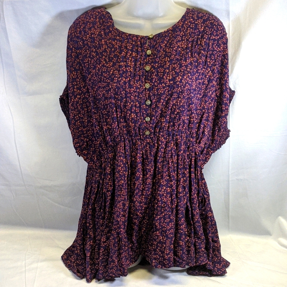 Free People Floral Mini Dress